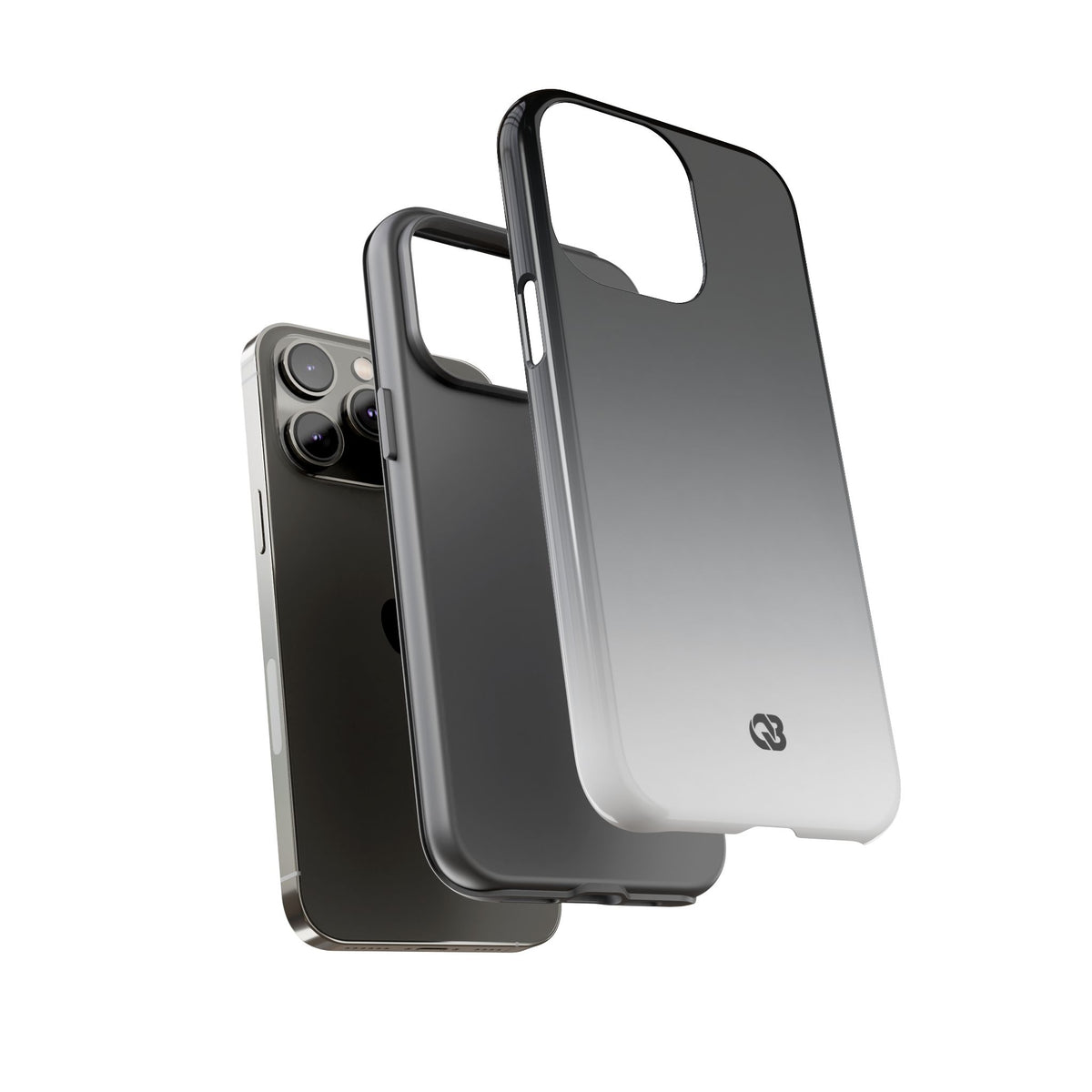 Noir Ombre Fade · Tough Phone Case for iPhone · Black
