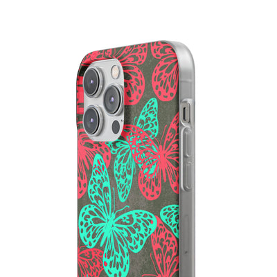 Electric Papillon · Lite Phone Case for iPhone ·  Pink