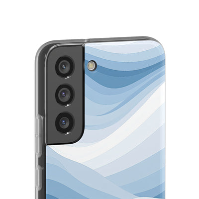 Blue Lite Phone Case for Samsung - Glacial Indigo Flow