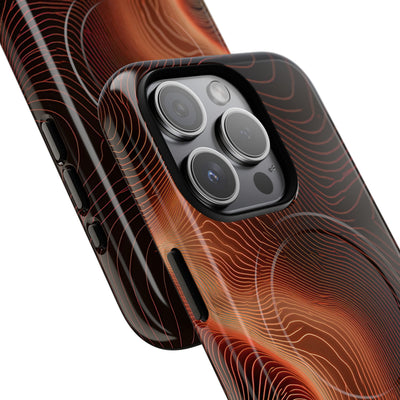 Caldera Ridge · Tough 2.0 Magnetic Phone Case for iPhone · Orange