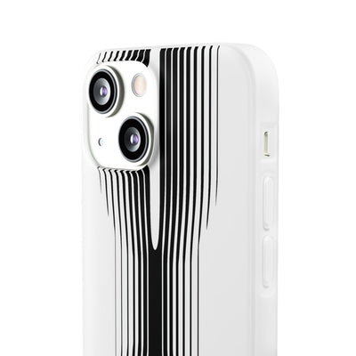 Linear Compression · Lite Phone Case for iPhone ·  Black