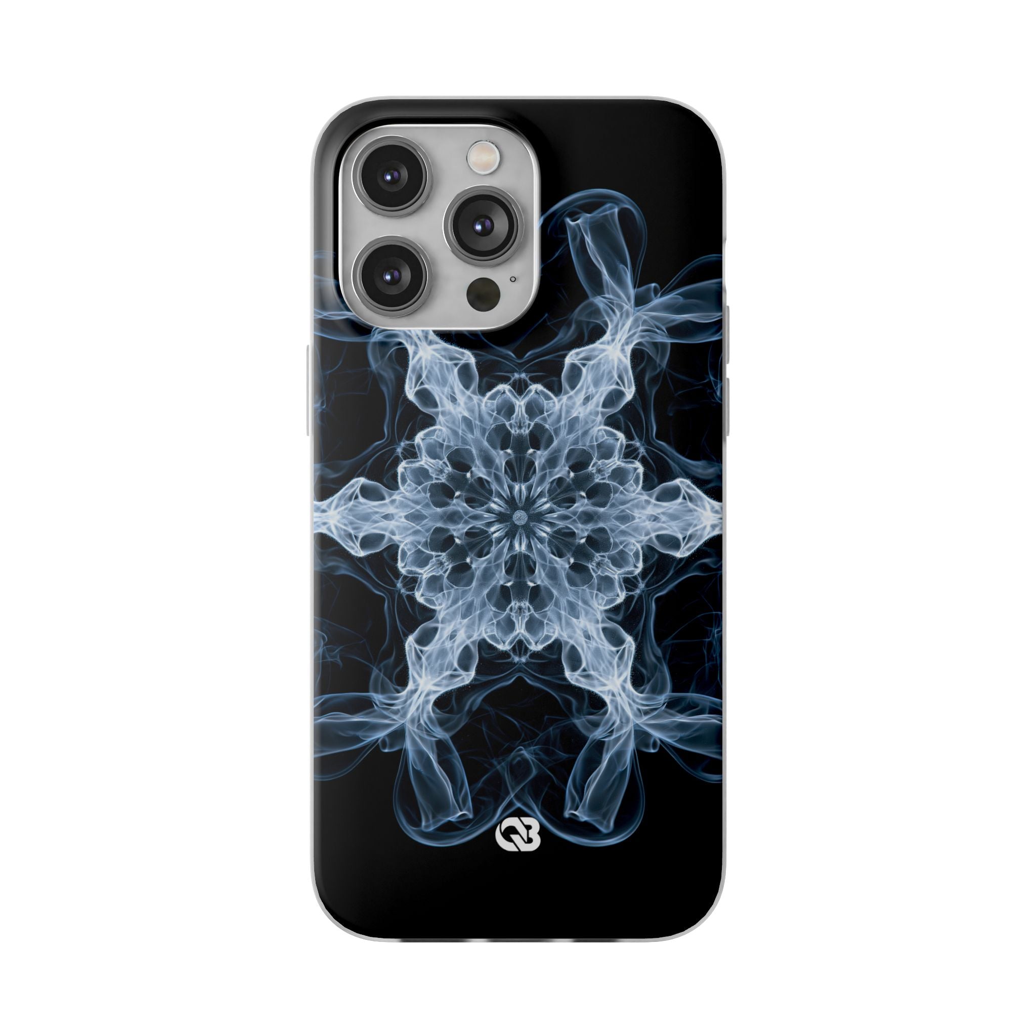 Blue Lite Phone Case for iPhone - Glacial Smoke Crown