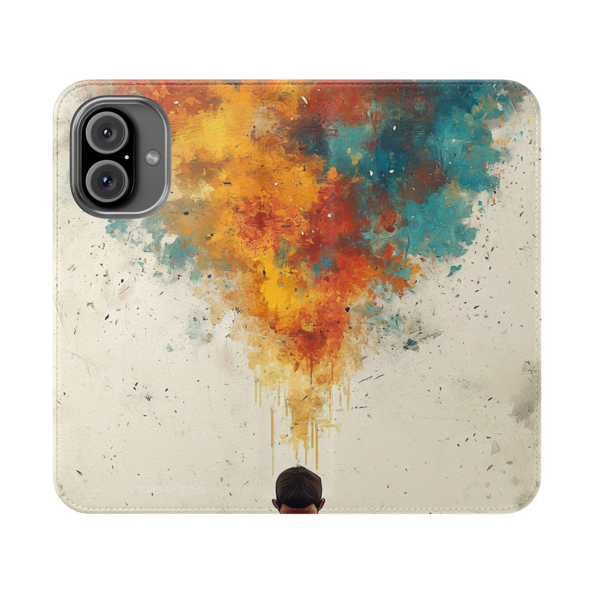 Meditative Ember - iPhone 16  Case - Wallet