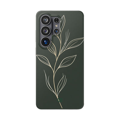 Green Lite Phone Case for Samsung - Deep Moss Willow