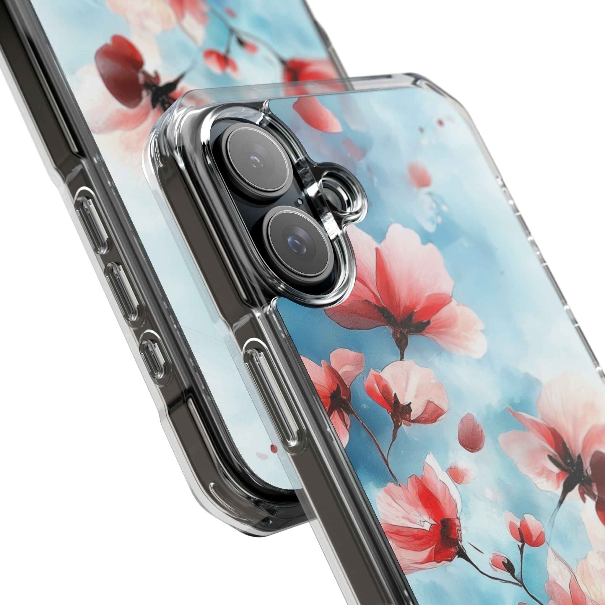 Pink Blossom Drift iPhone 16 Plus Case - Impact