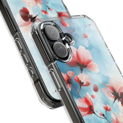 Pink Blossom Drift iPhone 16 Plus Case - Impact