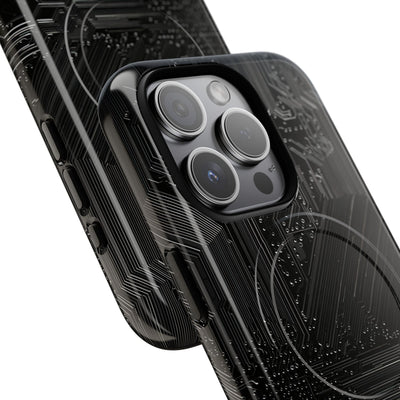 Obsidian Circuitry · Tough 2.0 Magnetic Phone Case for iPhone · Black