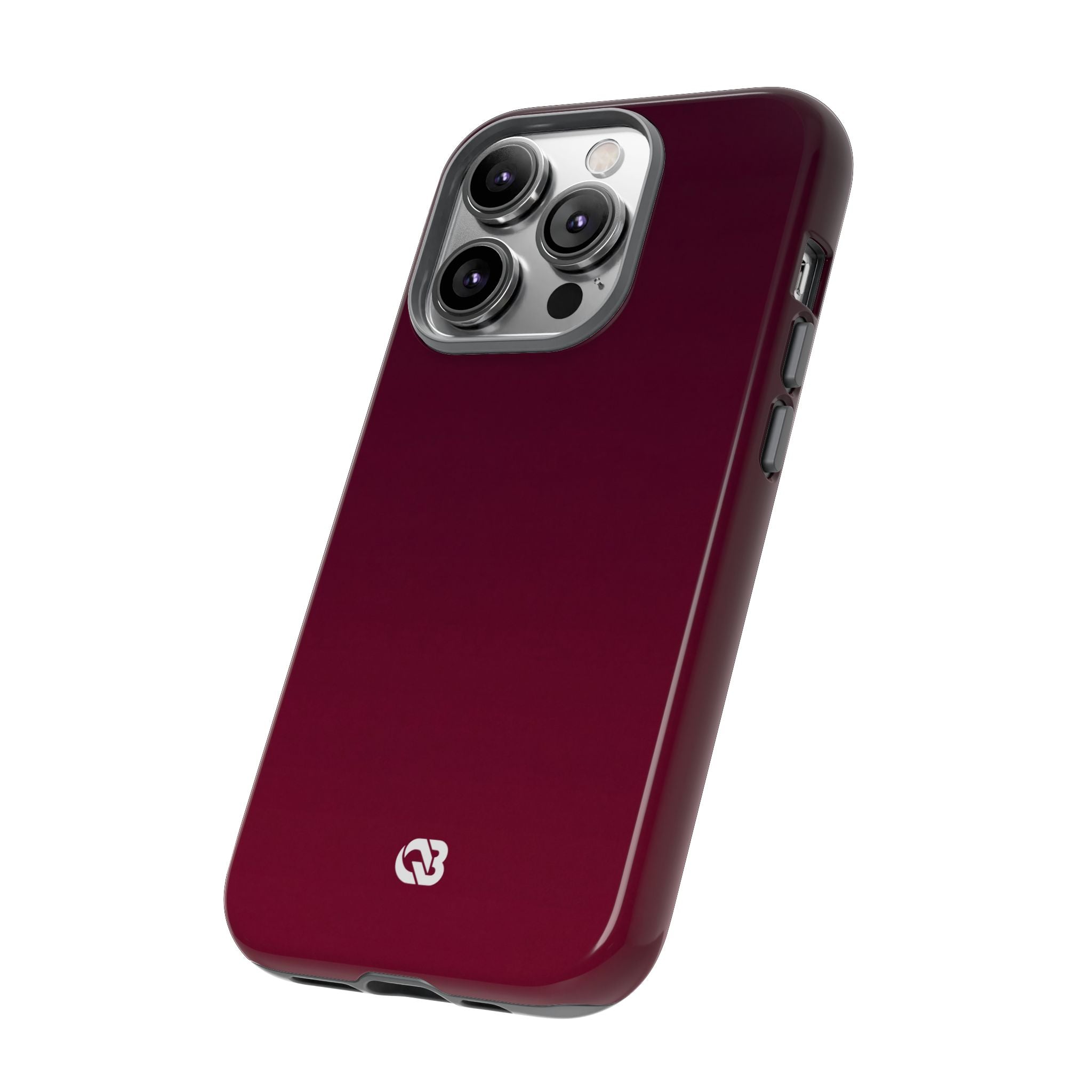 Red Tough Phone Case for iPhone - Deep Sangria Gradient