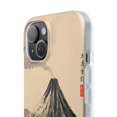 Beige Lite Phone Case for iPhone - Obsidian Ink Summit