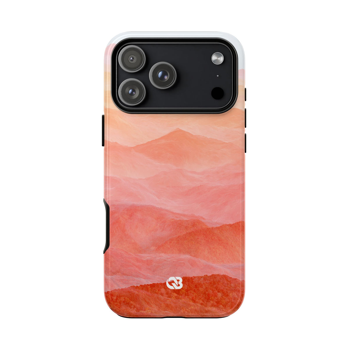 Alpenglow Ridge Vista · Tough Phone Case for iPhone · Orange
