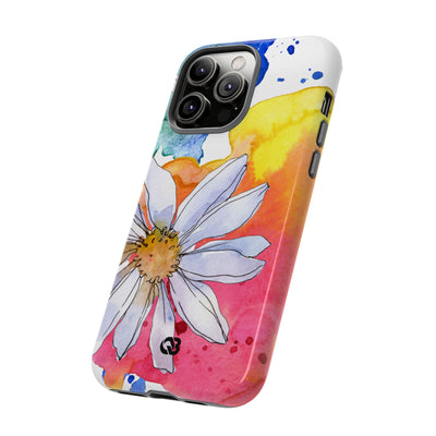 Vivid Bloom Splatter · Tough Handyhülle für iPhone