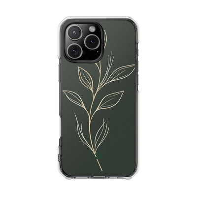 Green Impact MagSafe Phone Case for iPhone - Deep Moss Willow