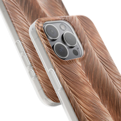 Rose Gold Weave · Lite Phone Case for iPhone ·  Brown