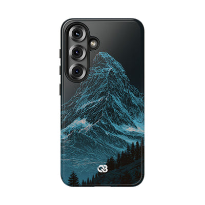 Glacial Alpine Peak · Tough Phone Case for Samsung · Blue