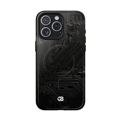 Obsidian Circuitry · Tough 2.0 Magnetic Phone Case for iPhone · Black