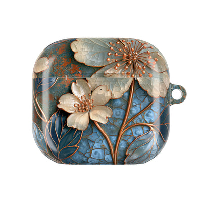Gilded Blossom Reverie · Hard Case for AirPods & AirPods Pro · Teal