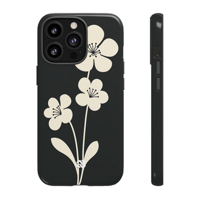 Nordic Blossom · Tough Phone Case for iPhone · Black