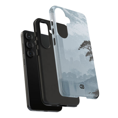 Grey Tough Phone Case for Samsung - Steel Slate Zen