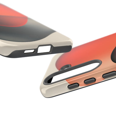 Translucent Crimson Form · Tough Phone Case for Samsung · Red