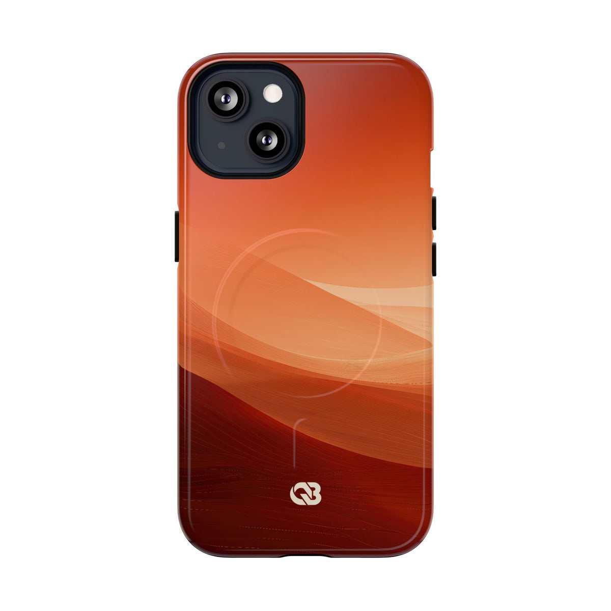 Amber Dune Horizon · Tough 2.0 Magnetic Phone Case for iPhone · Orange