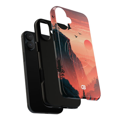 Orange Tough 2.0 Magsafe Phone Case for iPhone - Crimson Ridge Flight