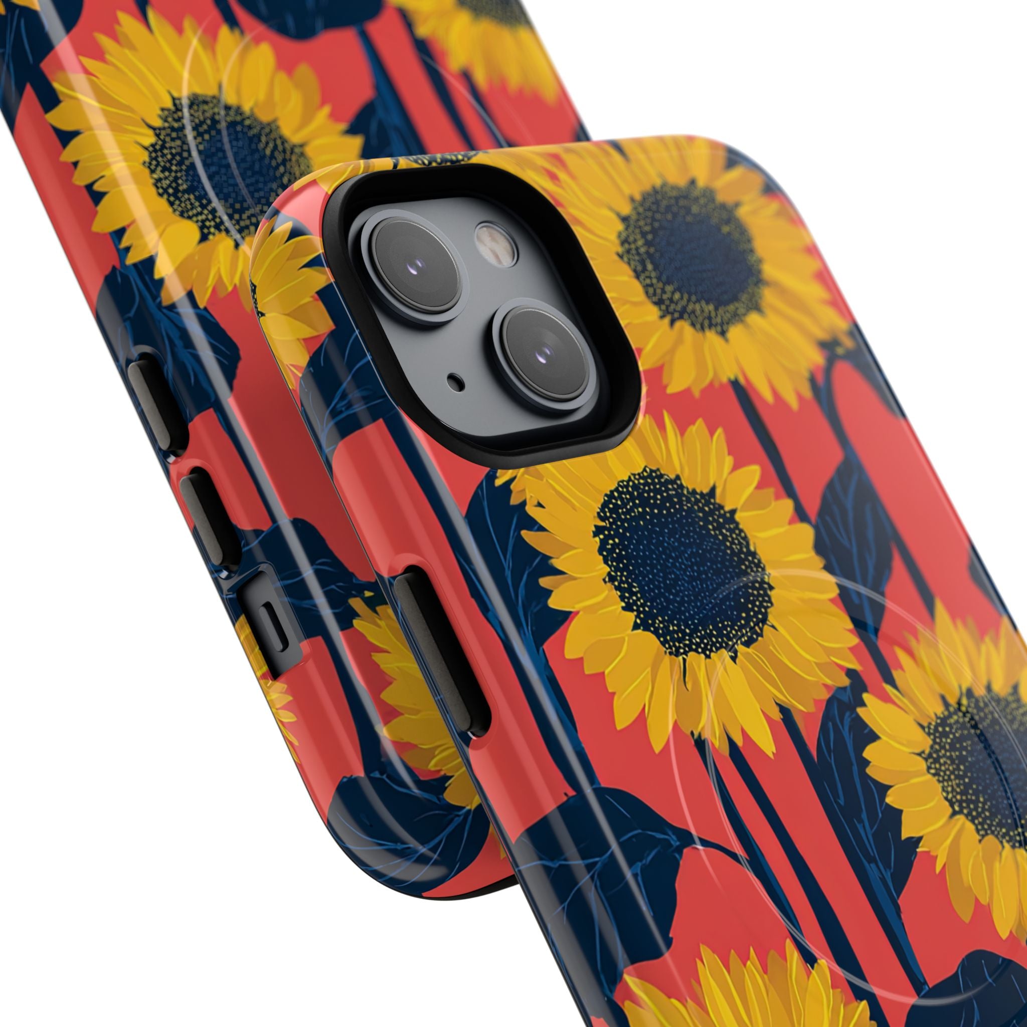Solar Navy Bloom · Tough+ Phone Case for iPhone · Magsafe
