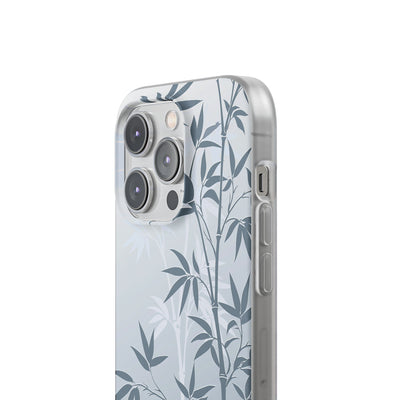 Blue Lite Phone Case for iPhone - Slate Bamboo Shadow