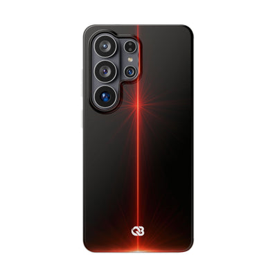 Red Lite Phone Case for Samsung - Crimson Flare Vector