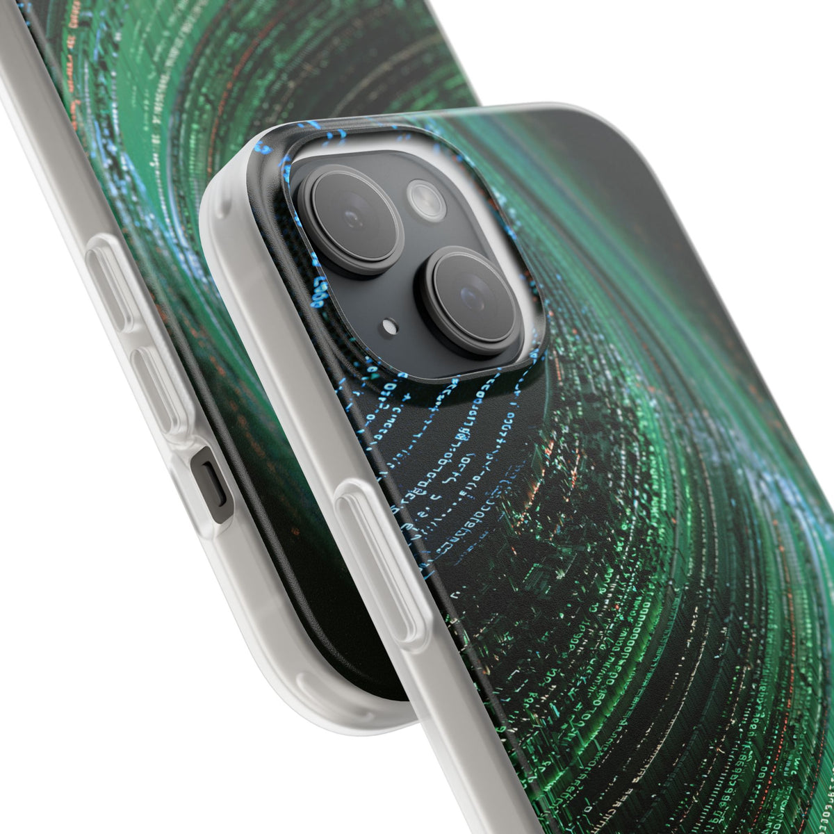 Orbital Data Stream · Lite Phone Case for iPhone ·  Green