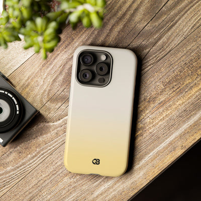 Yellow Tough Phone Case for iPhone - Bleached Citron Haze