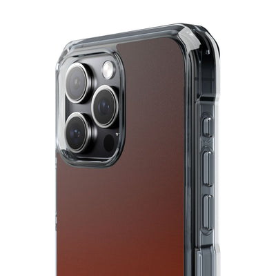 Orange Impact MagSafe Phone Case for iPhone - Obsidian Ember Fade