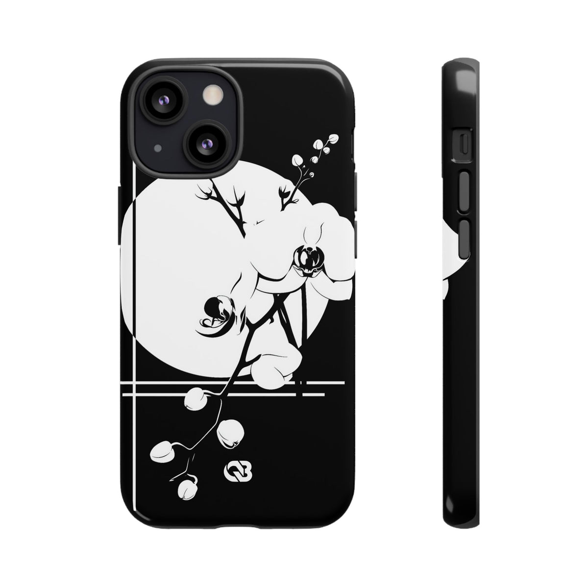Nocturne Orchid Bloom · Tough Phone Case for iPhone · Black