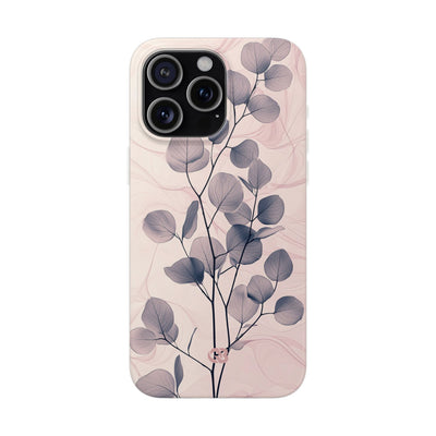 Ethereal Indigo Eucalyptus · Soft Phone Case for iPhone