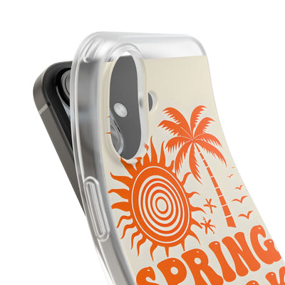 Retro Orange Tide · Soft Hoesje voor iPhone