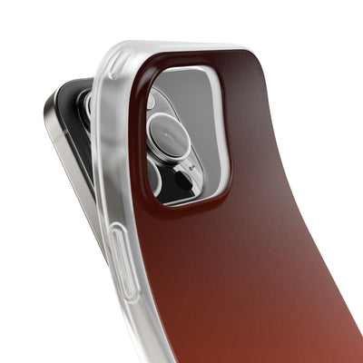 Orange Lite Phone Case for iPhone - Obsidian Ember Fade