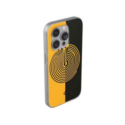 Yellow Lite Phone Case for iPhone - Voltage Sector Pulse