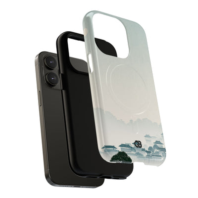Blue Tough 2.0 Magsafe Phone Case for iPhone - Mist Valley Pagoda