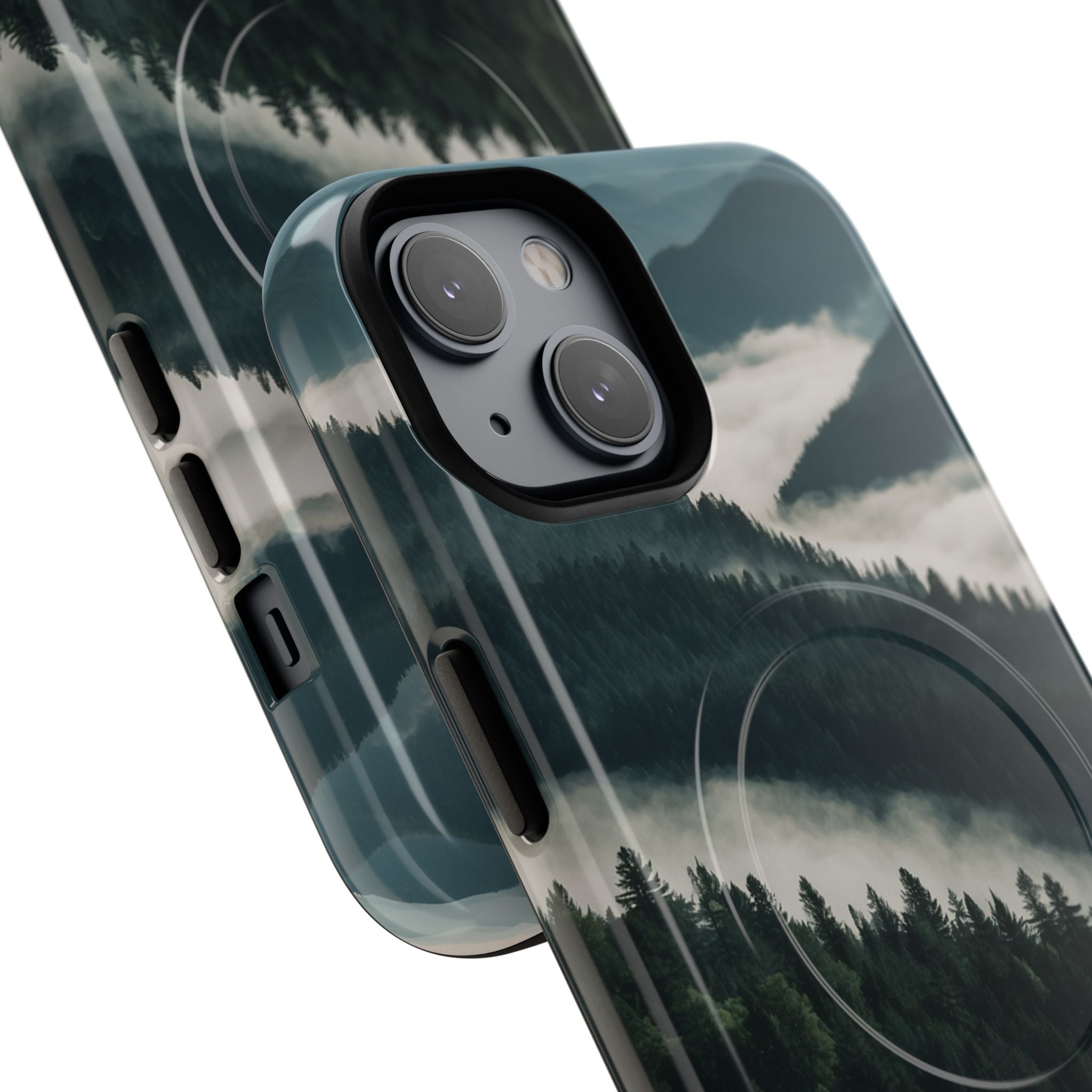 Misty Pine Peaks · Tough+ Phone Case for iPhone · Magsafe