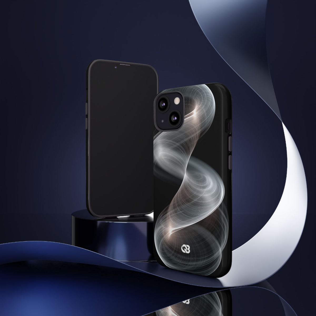 Luminous Vortex · Tough Phone Case for iPhone · Black