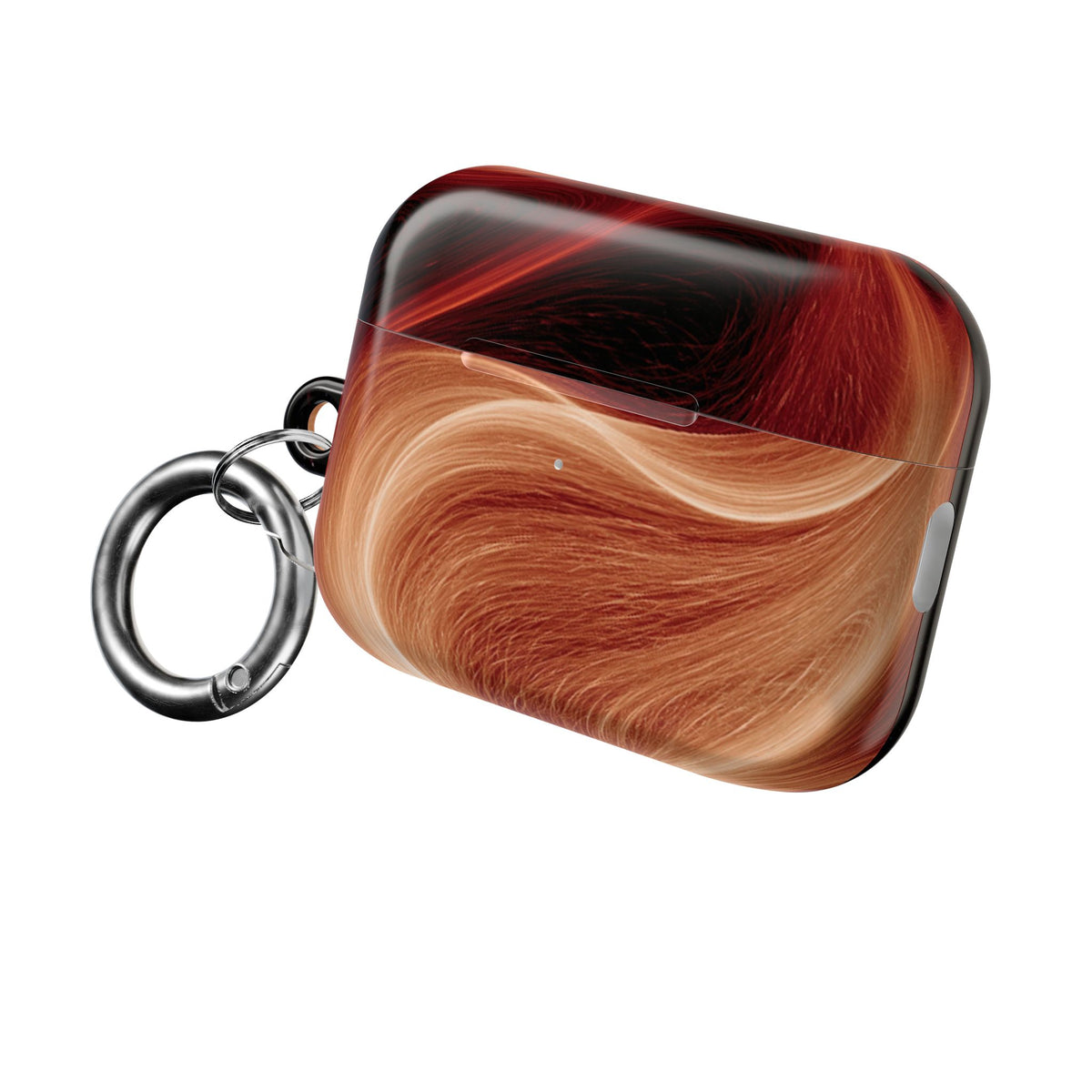 Solar Ember Flow · Hard Case for AirPods & AirPods Pro · Orange