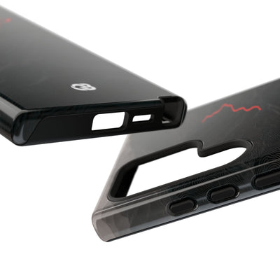 Crimson Ridge Pass · Tough Phone Case for Samsung · Black