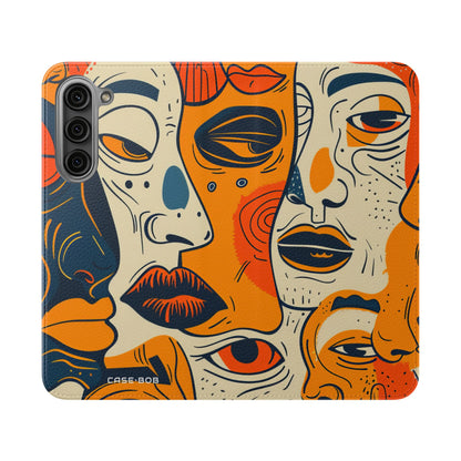 Overlapende ansigter - Samsung S23+ Cover - Pung