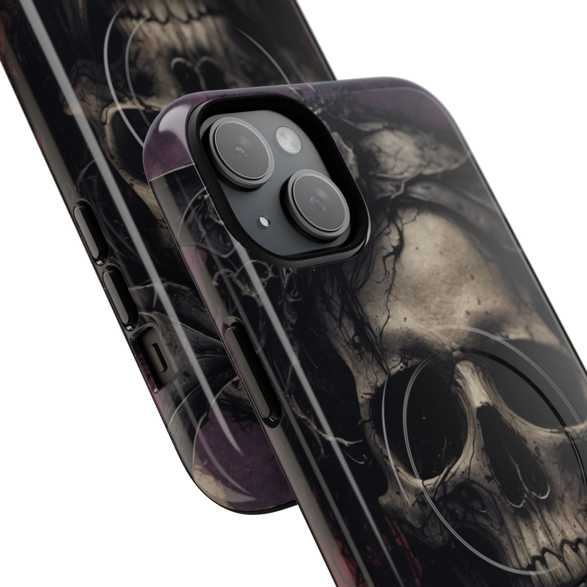 Gothic Skull Crown iPhone 15 Plus Case - Tough+
