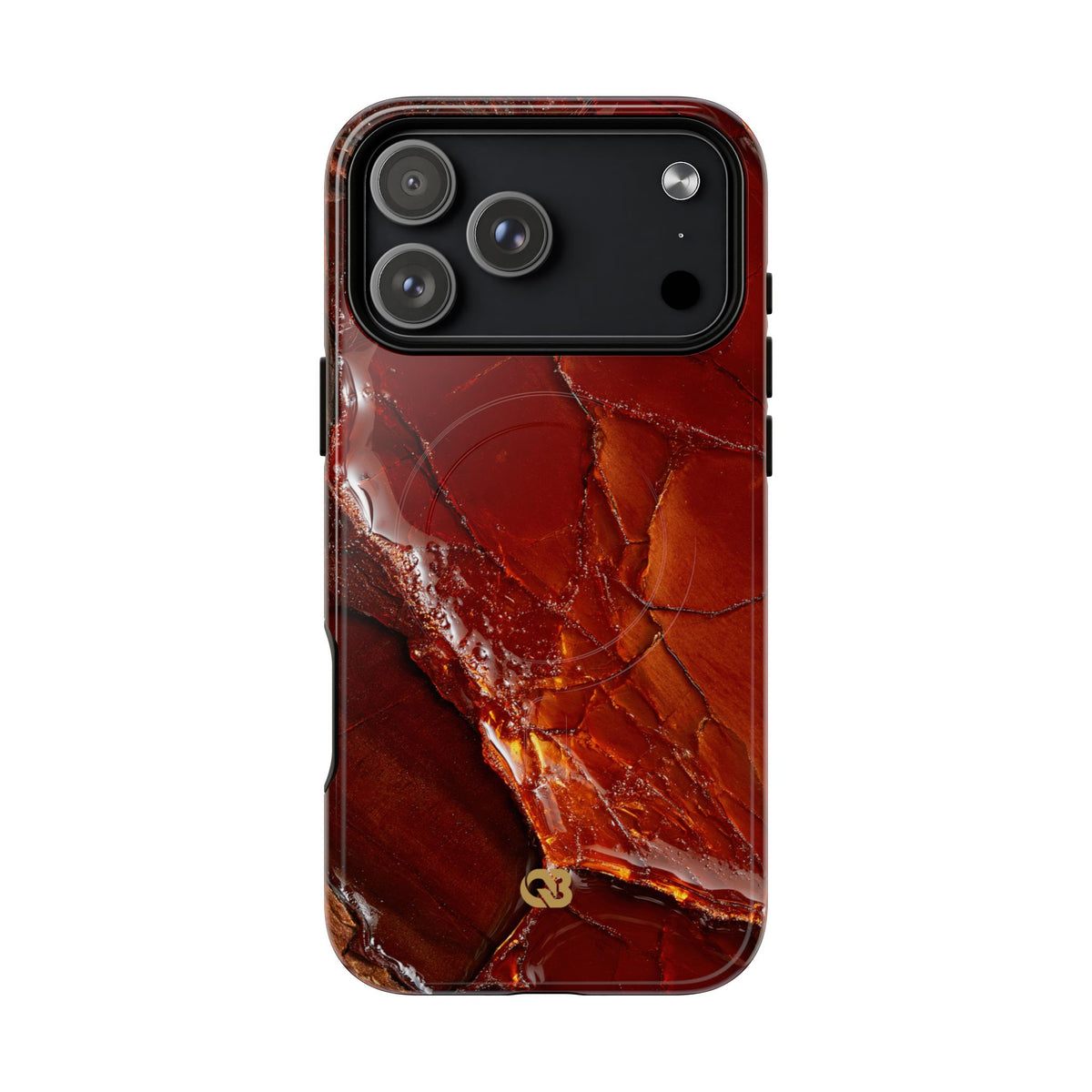 Amber Embrace · Tough 2.0 Magnetic Phone Case for iPhone · Brown