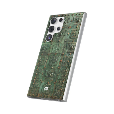 Dynastic Bronze Relief · Lite Phone Case for Samsung · Green