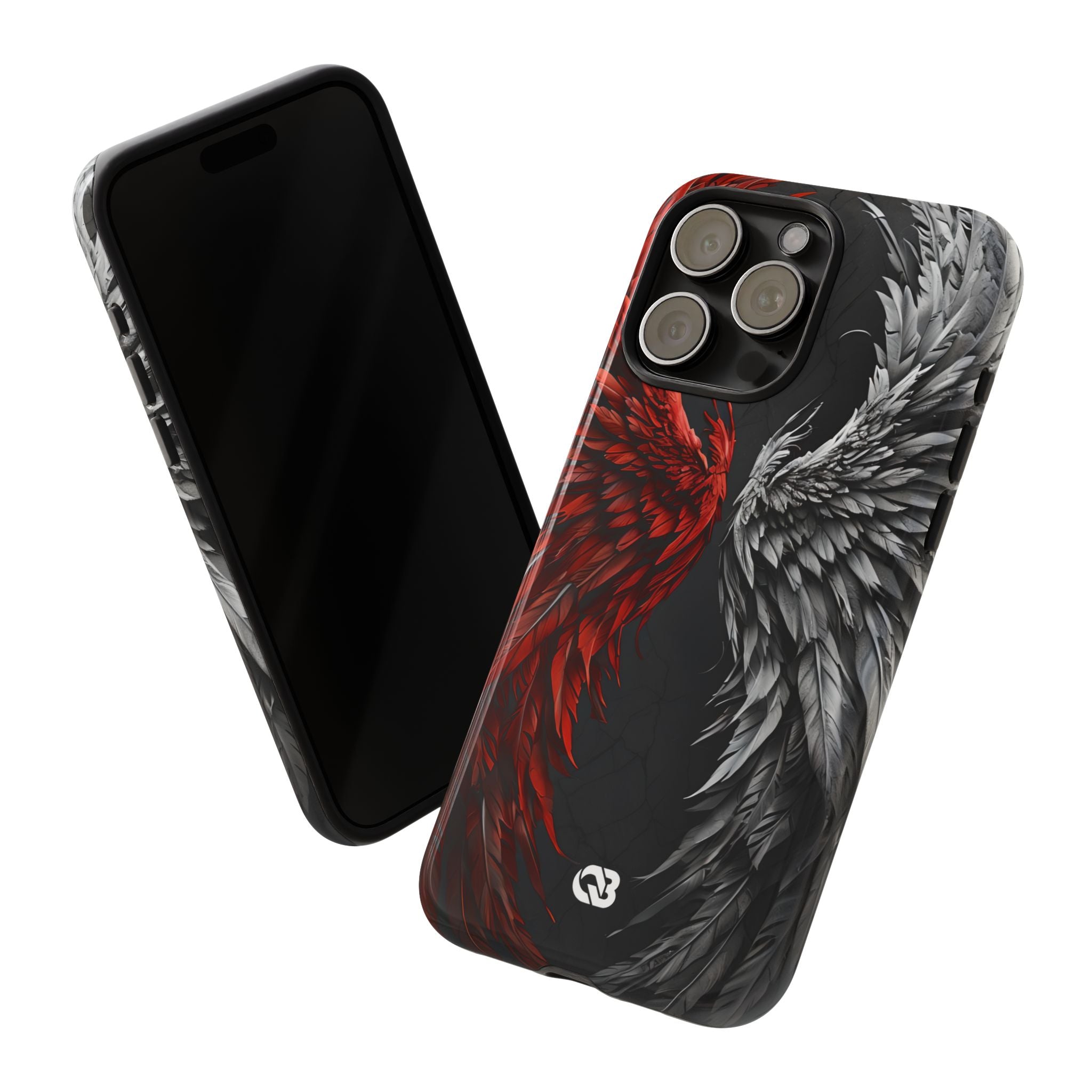 Split Crimson Wing · Tough Phone Case for iPhone