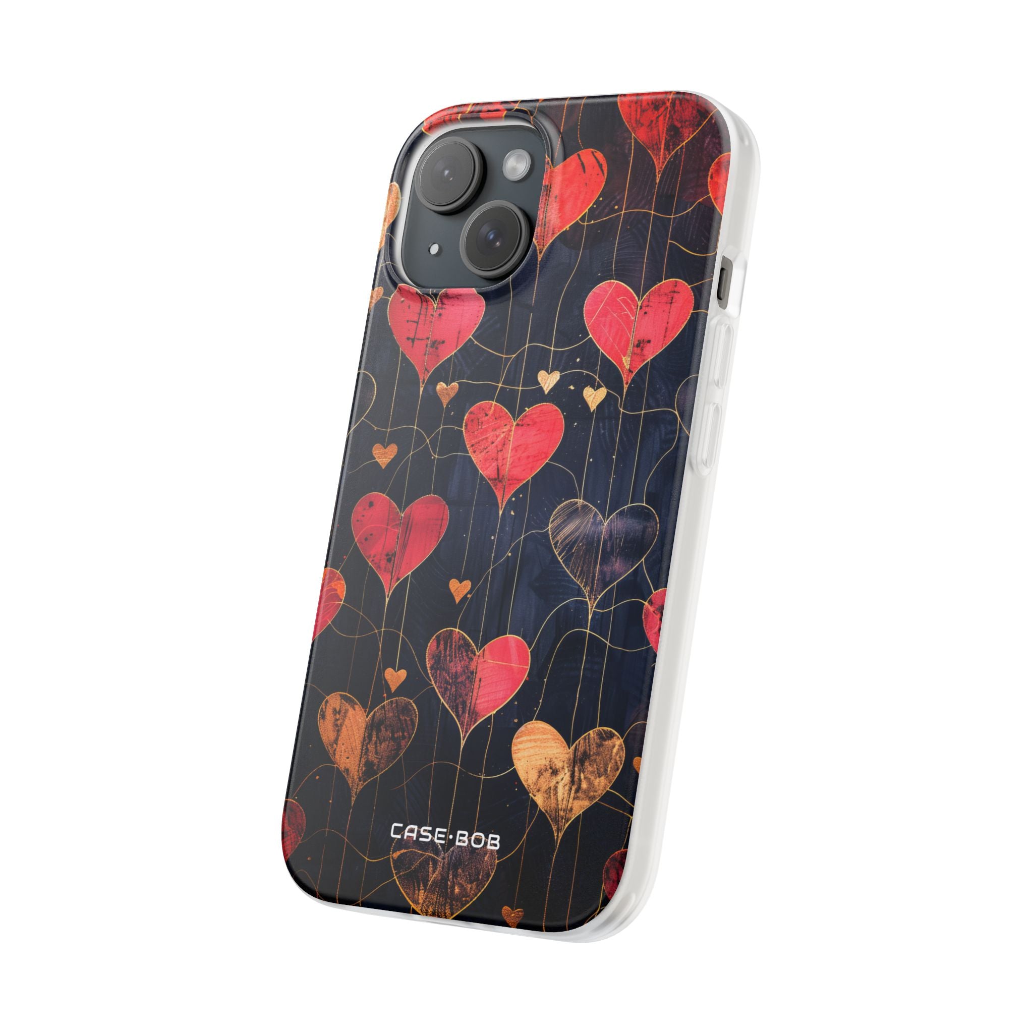 Golden Hearts Network iPhone 15 Case - Soft