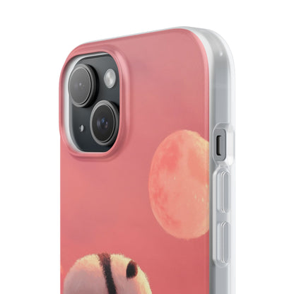 Panda Moonbeam iPhone 15 Skal - Mjuk