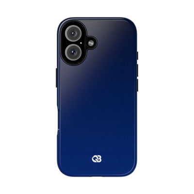 Blue Tough Phone Case for iPhone - Midnight Cobalt Fade