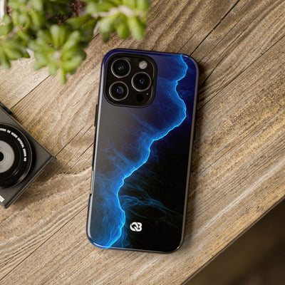 Electric Azure Drift · Tough Phone Case for iPhone · Blue